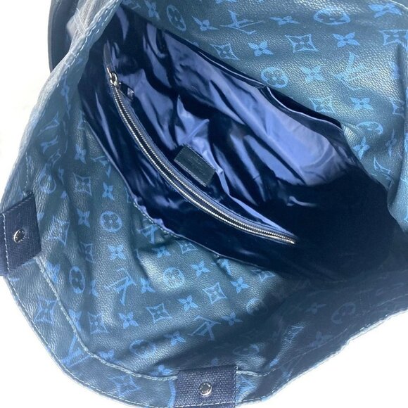 LOUIS VUITTON M41701 Monogram cobalt Ultra light Tote Bag 2WAY Hand Bag Navy - Picture 11 of 14